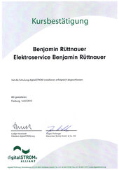 Zertifikat digitalSTROM